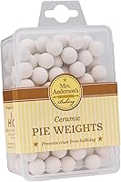 Mrs. Anderson's Ceramic Pie Weights for Blind Baking - Natural Stoneware Beads, Heat-Safe to 475°F, Prevents Shrinking & Bubbling