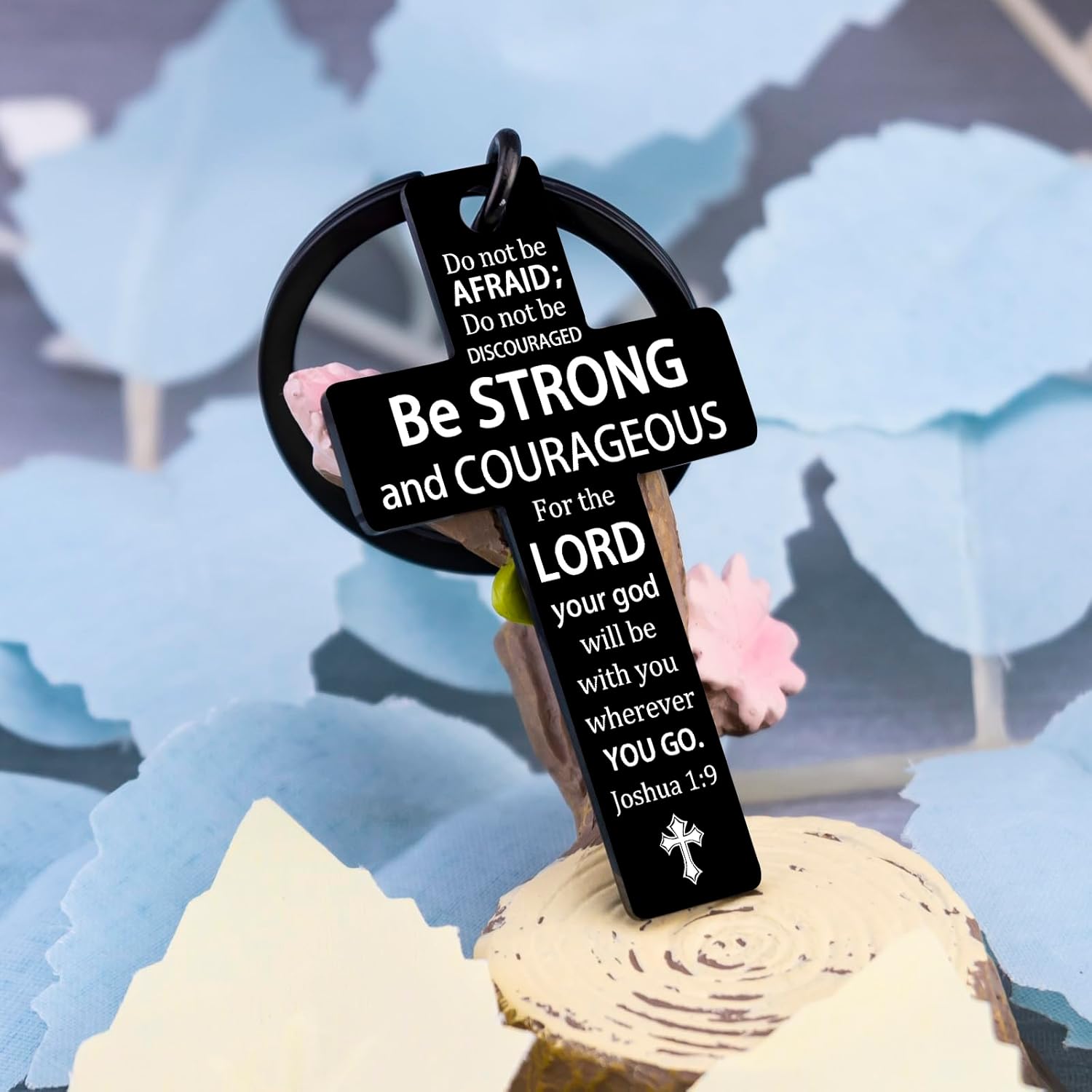 Cross Keychain for Men Women Jesus Keychain Christian Key chain Bible Verse Accessories Scripture Religious - Image 5