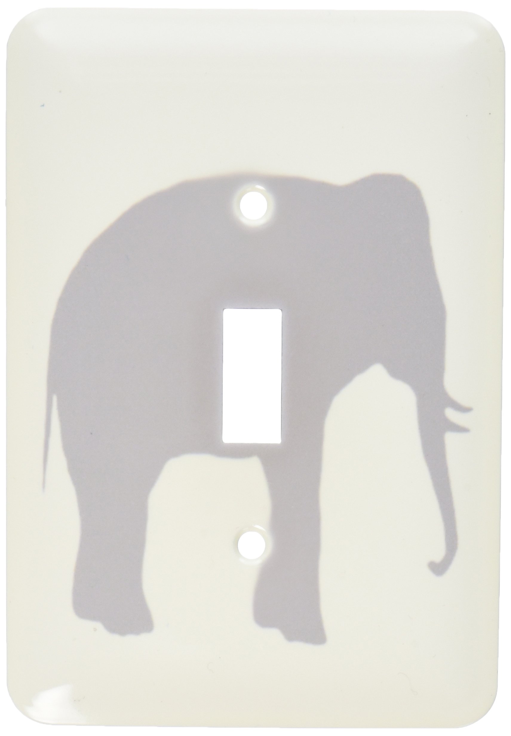 Interrupteur à bascule design animal gris et blanc moderne
