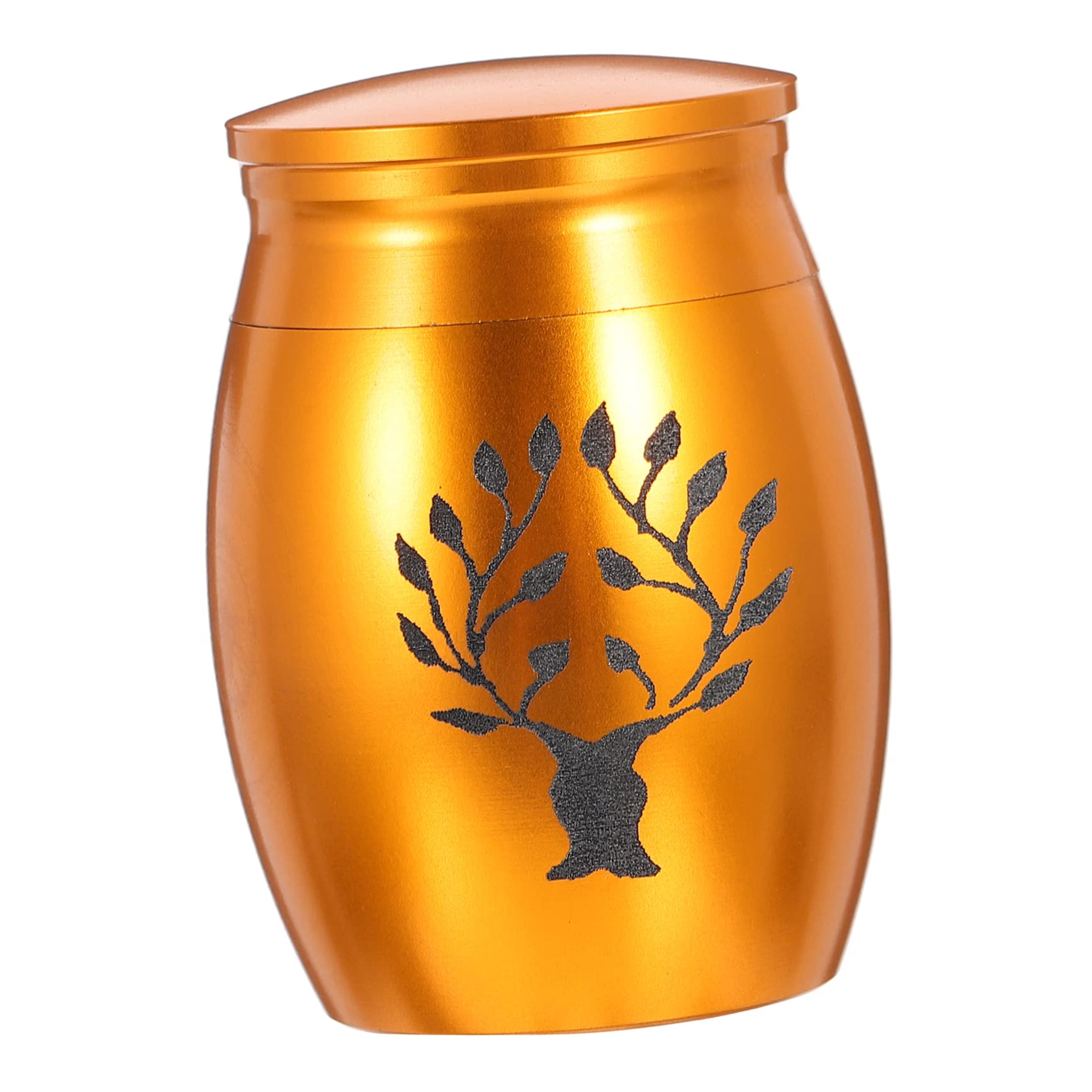 COLLBATH urna ataúdes de Mascotas para Cenizas el Recuerdo ataúd de Gato ataúd de pequeño Gato durmiendo Gatito Recuerdos Tarro cinerario ataúd cinerario Bien Animal Acero Inoxidable