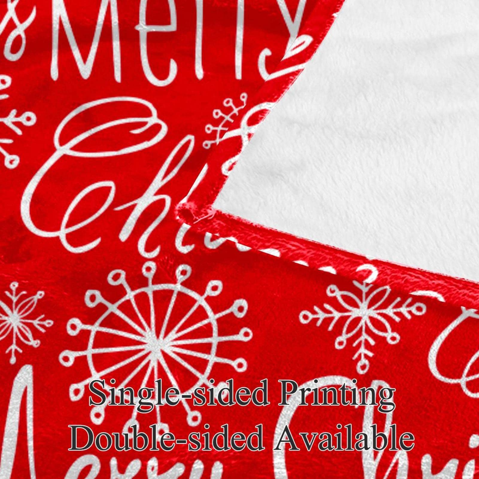 Coperta di tiro del pile del modello di Natale per il divano leggero della peluche sfoc