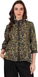 COTLAND Fashions Luxury Summer Cotton Button Down Shirt for Women Price In India
