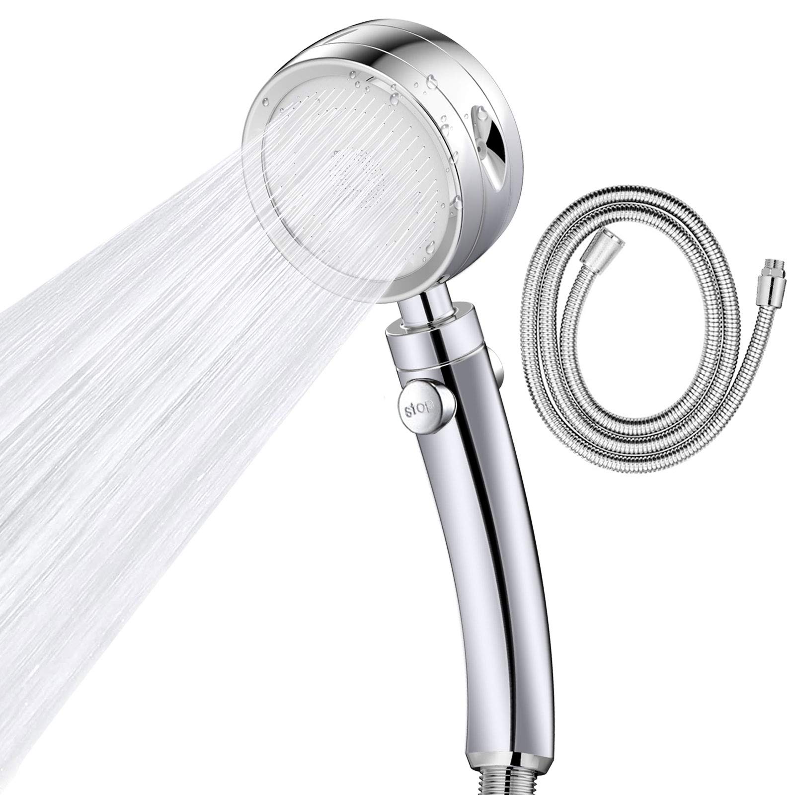 Buy High Pressure Handheld Shower Head with 60 Inch Hose, Hand Held