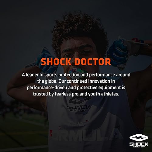 Vista 20 de Shock Doctor Gel Max - Protector bucal, protección resistente y ajuste personalizado, para adultos y jóvenes AZUL