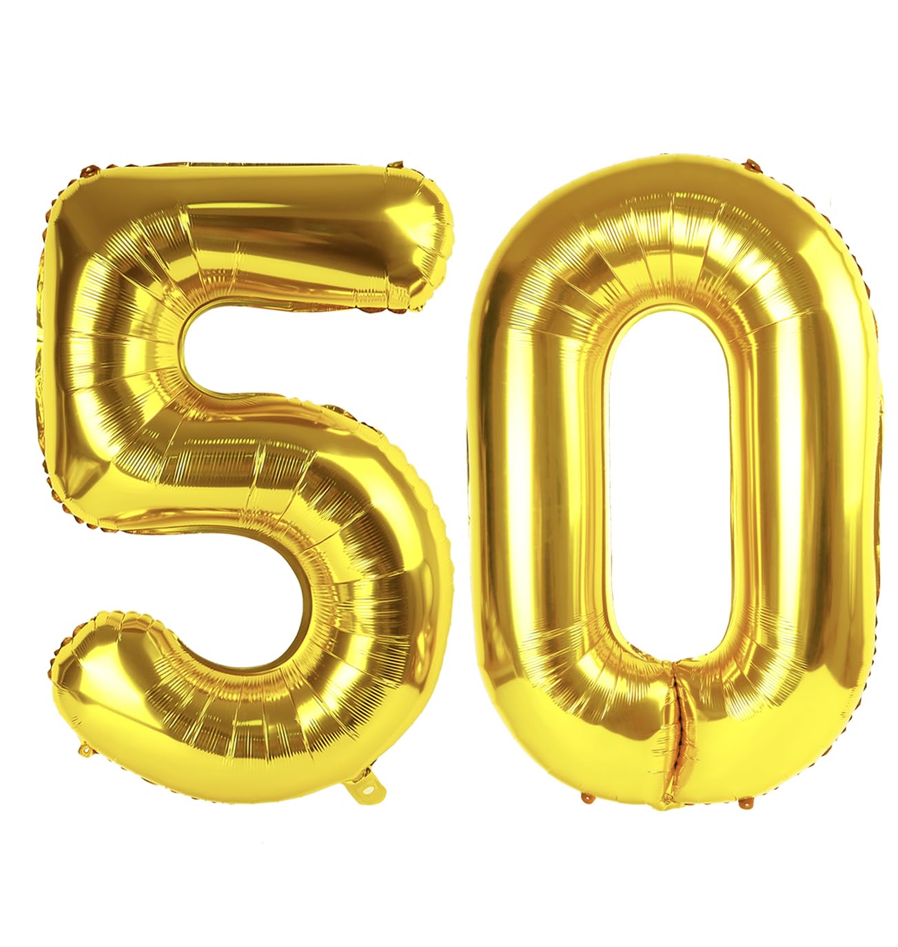 Photo 1 of Gold Number 50 Balloon 40 inch, 50 Number Balloons, 50th Gold Birthday Decorations, 50 Year Old Women Men Golden Party Supplies