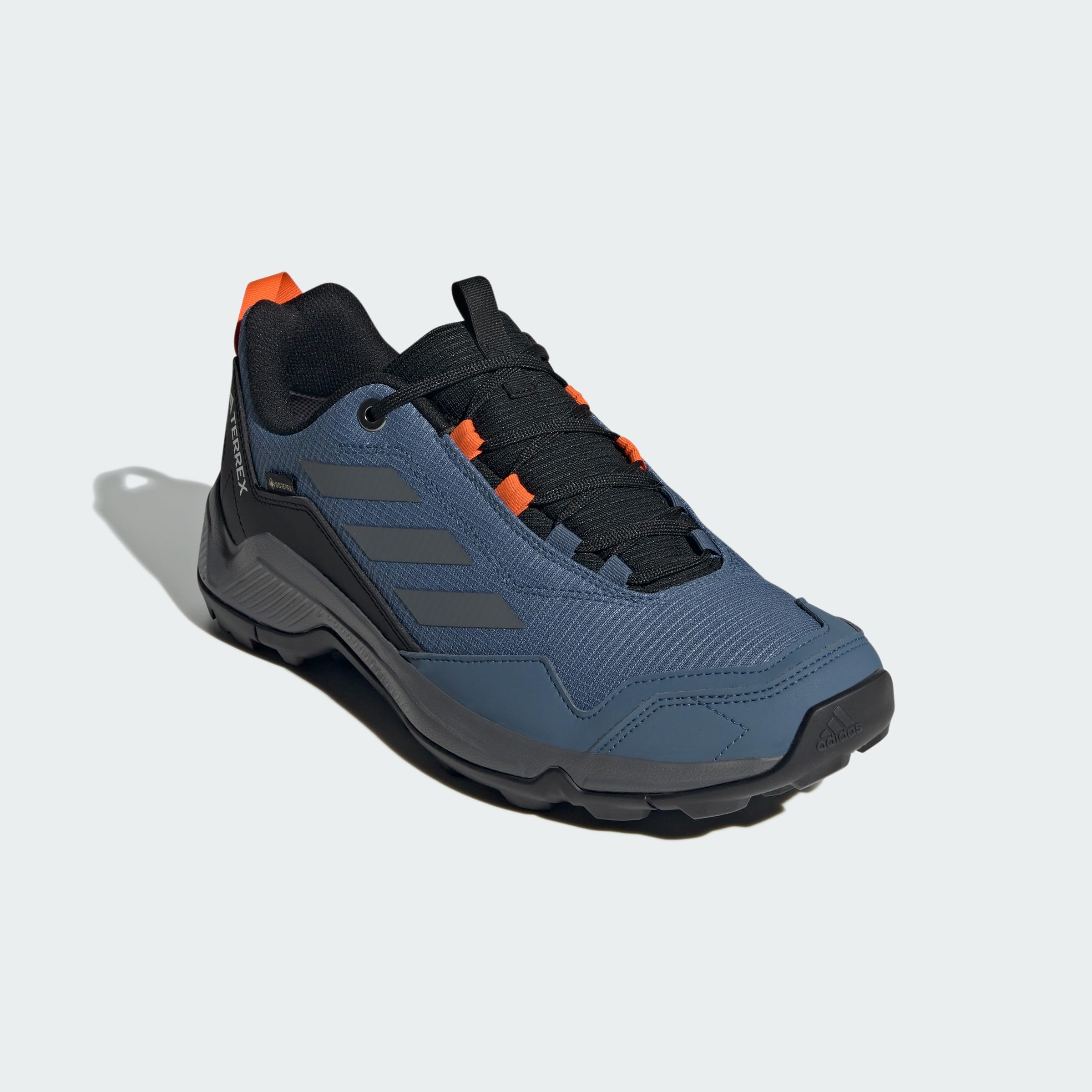 adidas Hombre Terrex Eastrail GORE-TEX Hiking Shoes, Wonder Steel / Grey Three / Orange, 41 1/3 EU