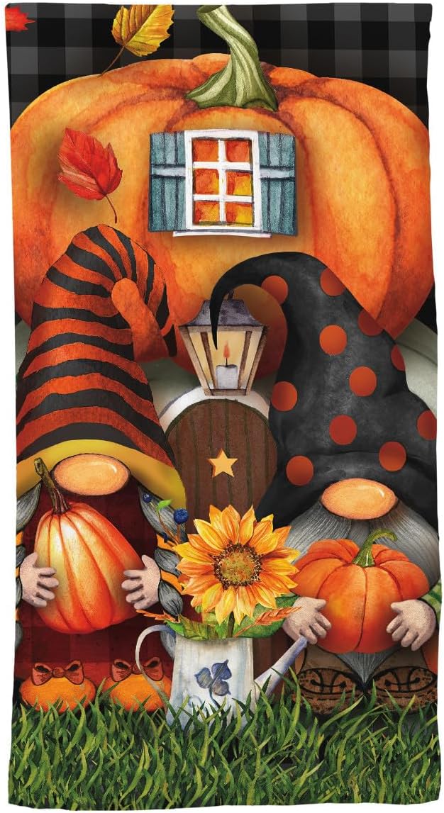 Briarwood Lane Welcome Fall Flowers Cotton Hand Towel