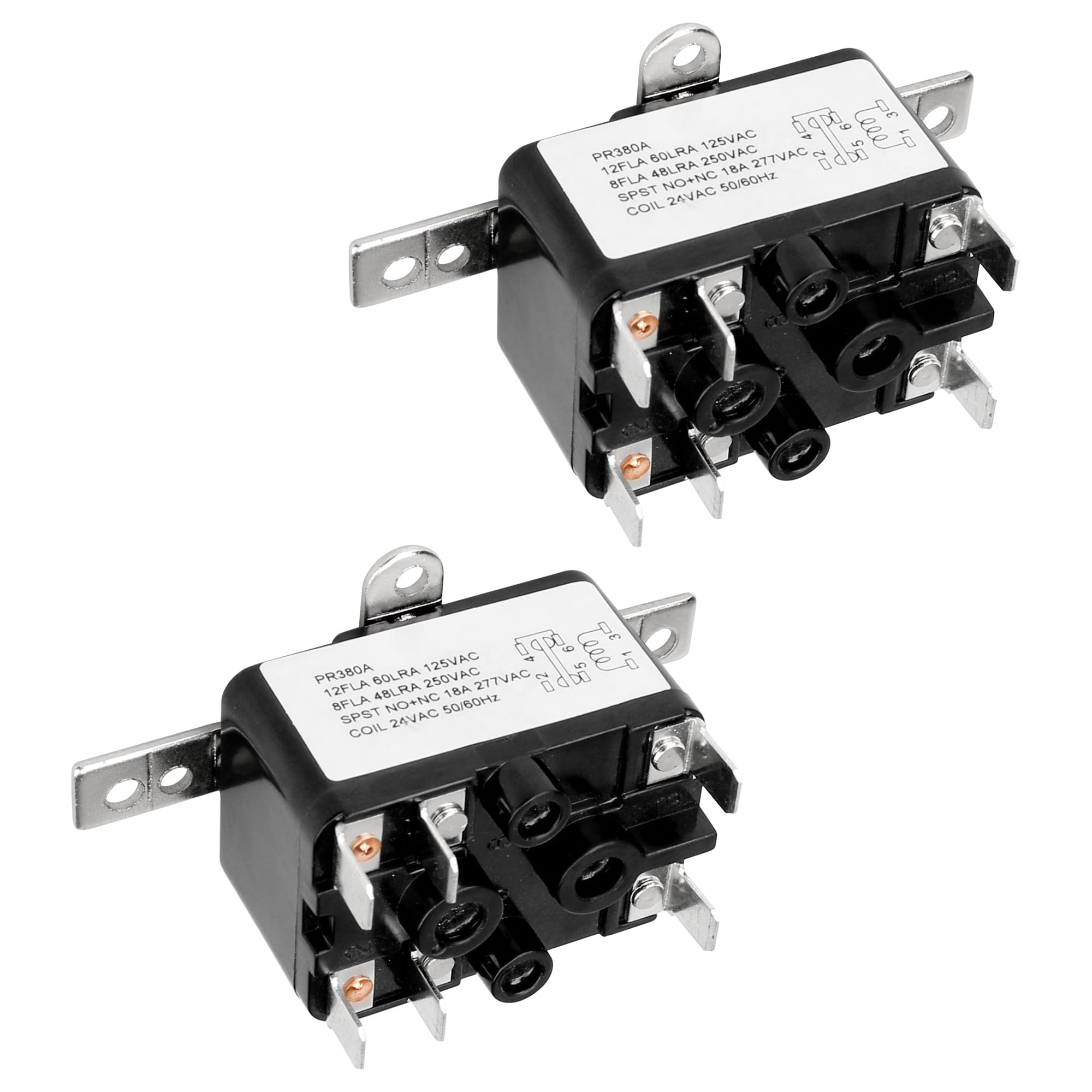 APFR-380 90-980 24V AC Heavy-Duty Fan Relay – Single Pole SPST – Isolated AC Switch for HVAC blowers, humidifiers, Goodman blowers, Heat sequencers –