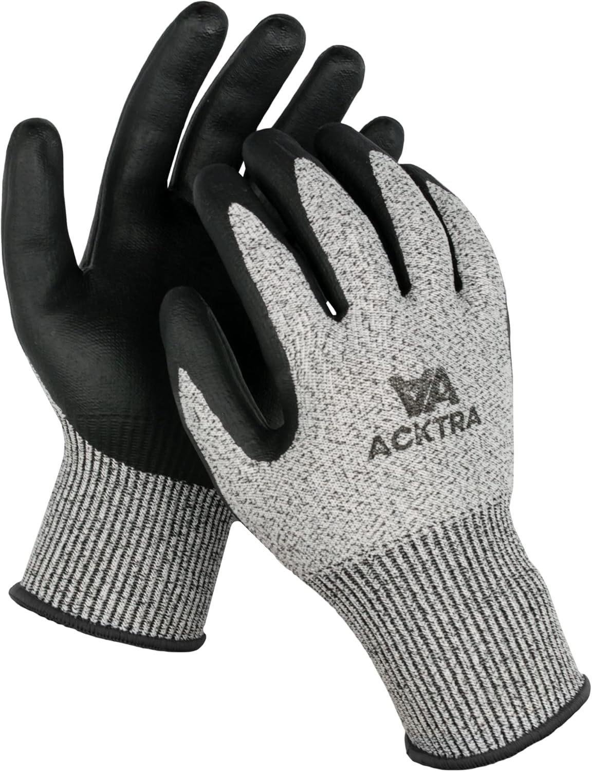 ACKTRA Cut Resistant Safety WORK Gloves, Level 5, EN 388, Bulk Pack WG015