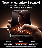 Vista 5 de TORRAS Protector de pantalla de grado militar para Google Pixel 10 Pro XL/Pixel 9 Pro XL, [9H+] vidrio templado de cobertura completa, 6.8'', fácil