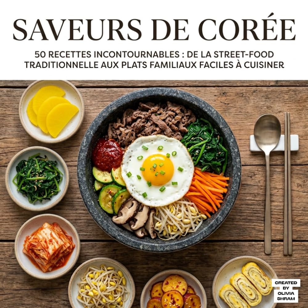 Saveurs de Corée: 50 recettes incontournables : de la street-food traditionnelle aux plats familiaux faciles à cuisiner