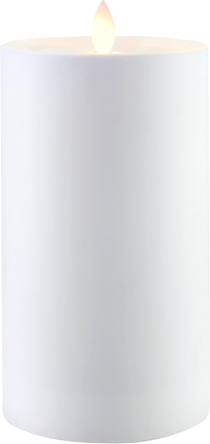 Sterno Mirage 7" White AllWeather Flameless Flickering