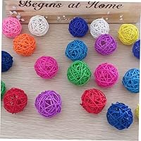 Vista 9 de COHEALI Bolas de vid, 15 unidades, decoración de bolas de ratán, adornos para colgar en la pared, para el hogar, oficina, café