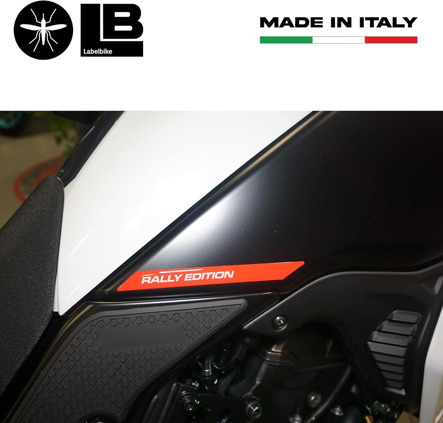 labelbike - 3D Sticker Motorcycle Fuel Tank Pad Protection and Decoration in Resin Compatible with Yamaha Tenere 700 Rally Edition from 2022