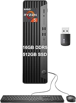 Amazon.com: HP Elite SFF 805 G9 Business Desktop PC (16GB DDR5 RAM