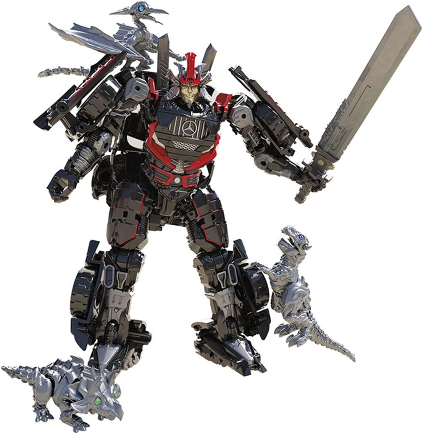 ZPPZ Transformer Juguetes, Serie de Estudio Deluxe Autobot Deriva con Mini Figura de acción Dinarbots, 5.5 Pulgadas,8 años niños