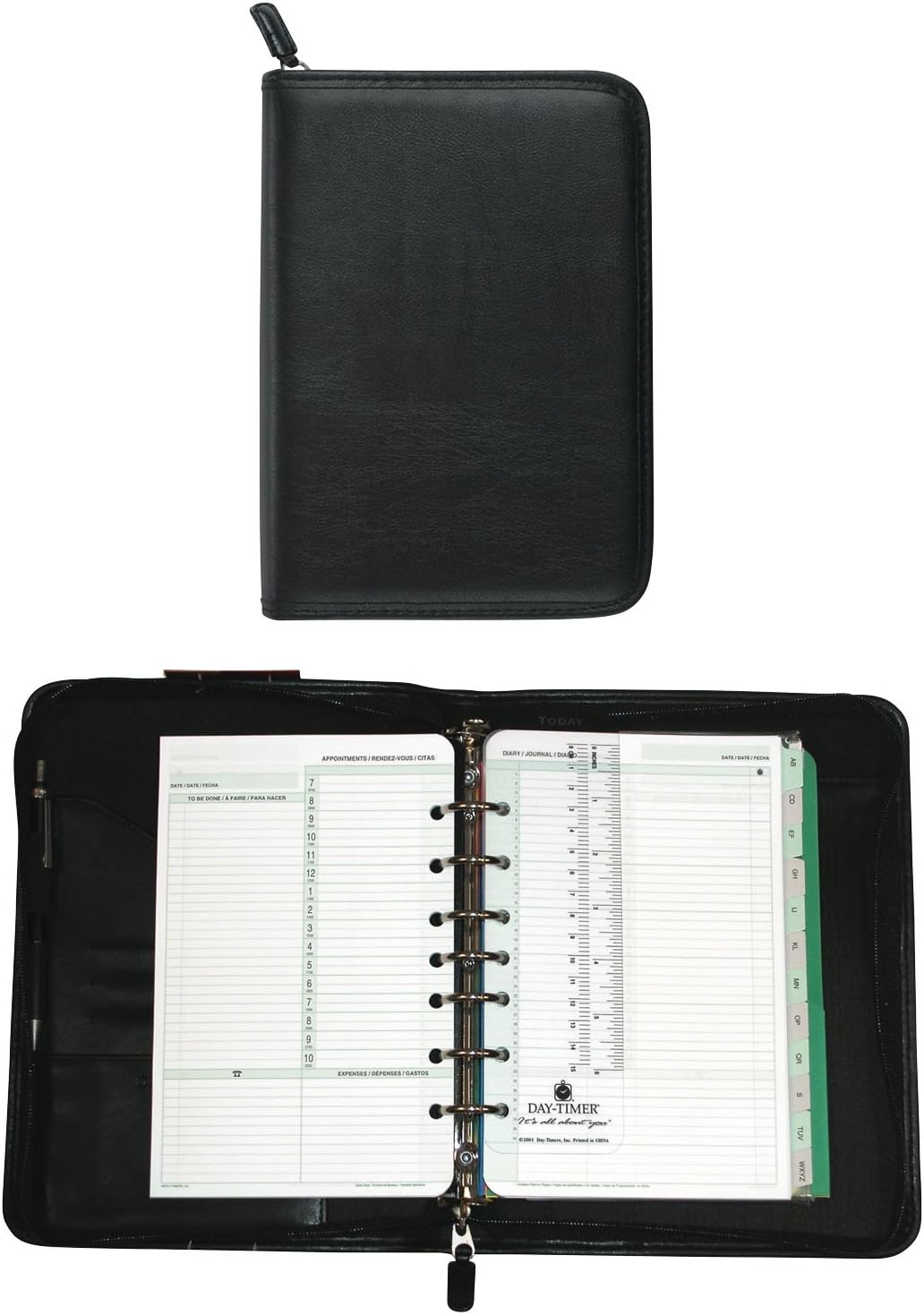 DayTimer LeatherLike Zippered Planner Starter Set Amazon.ca Office