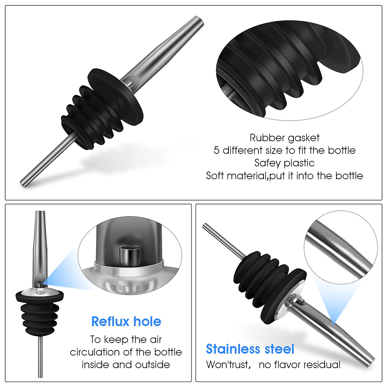 Bottiglia Whisky Tascabile Nuovo Mini 5oz In Acciaio Inox 304 Vodka Imbuto Bottiglia Di Whisky Fiaschetta Portatile Per Feste