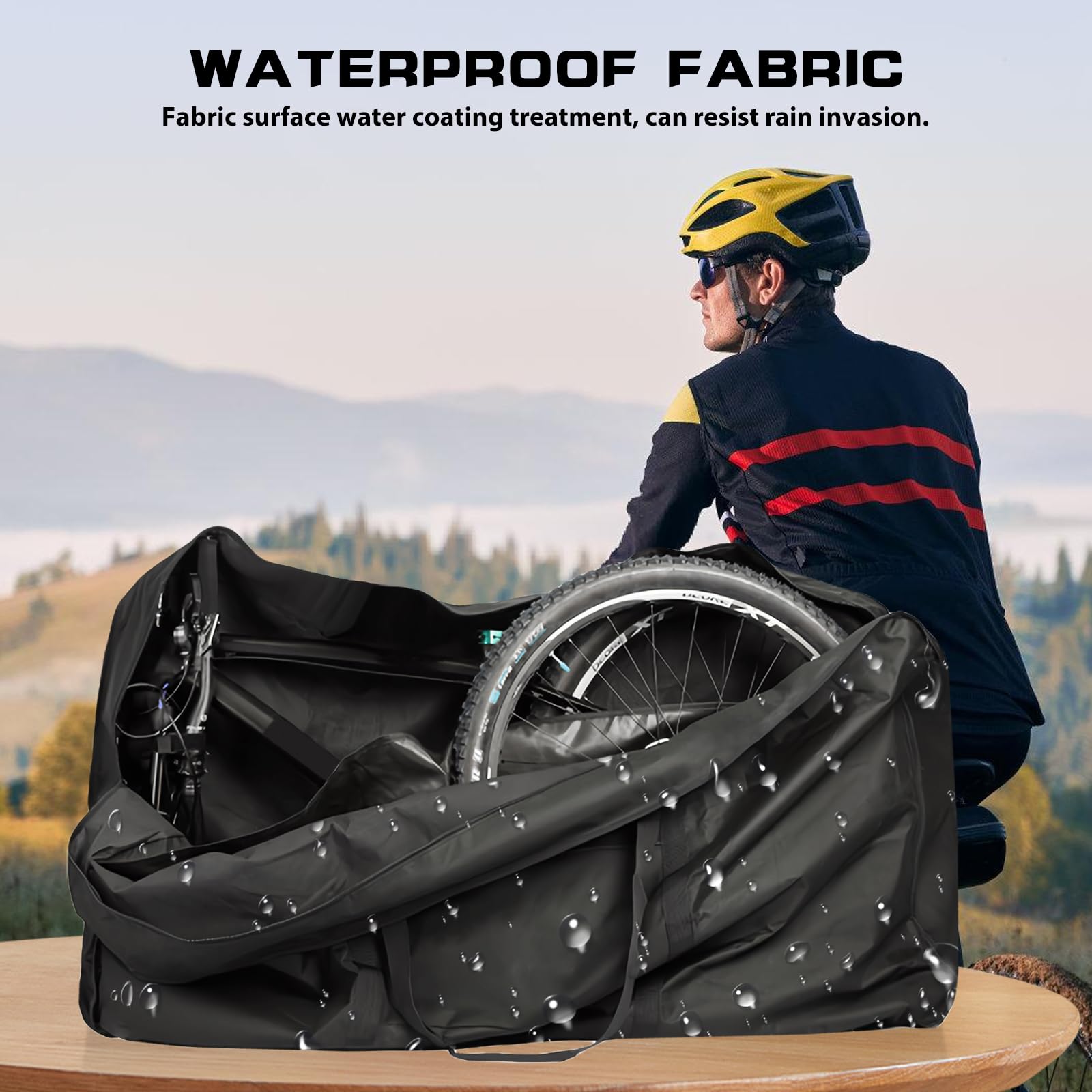 Sacoche De Vélo Pliable, Sac De Transport Étanche Pour Vélo De Montagne, 26 À 29 Pouces