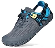 Eagsouni Womens Mens Water Shoes Quick Dry Sport Aqua Shoes Barefoot Non-Slip Outdoor Hiking Sandals with Wide Toe Box & Arch Support