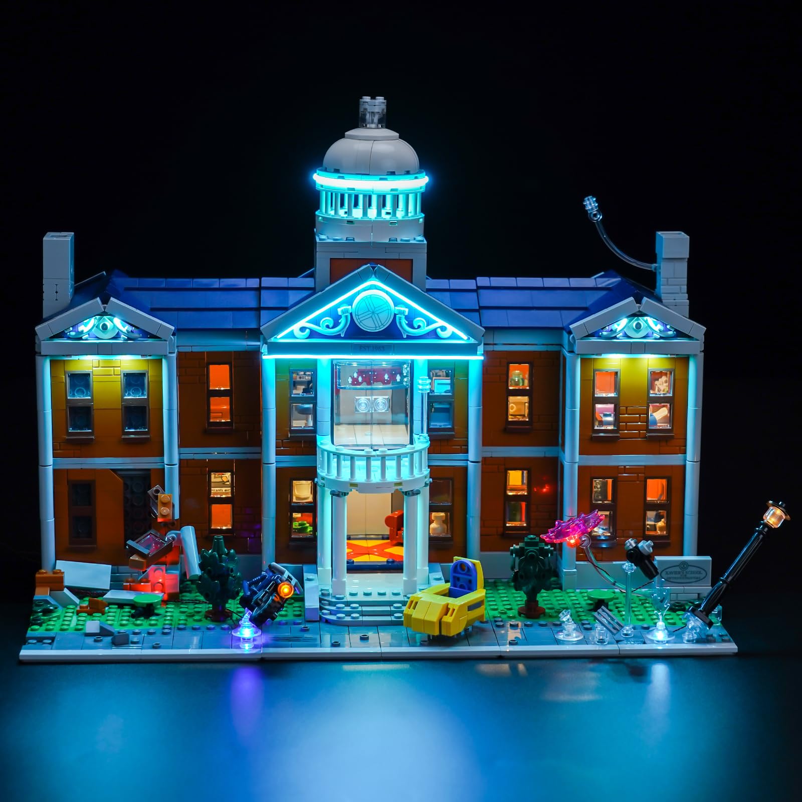 LocoLee Led Light Set Compatible with Lego X-Men: The X-Mansion Customized Led Decoration Lighting Kit Compatible with Lego 76294 Building Blocks Model,Only Lights Set,No Model