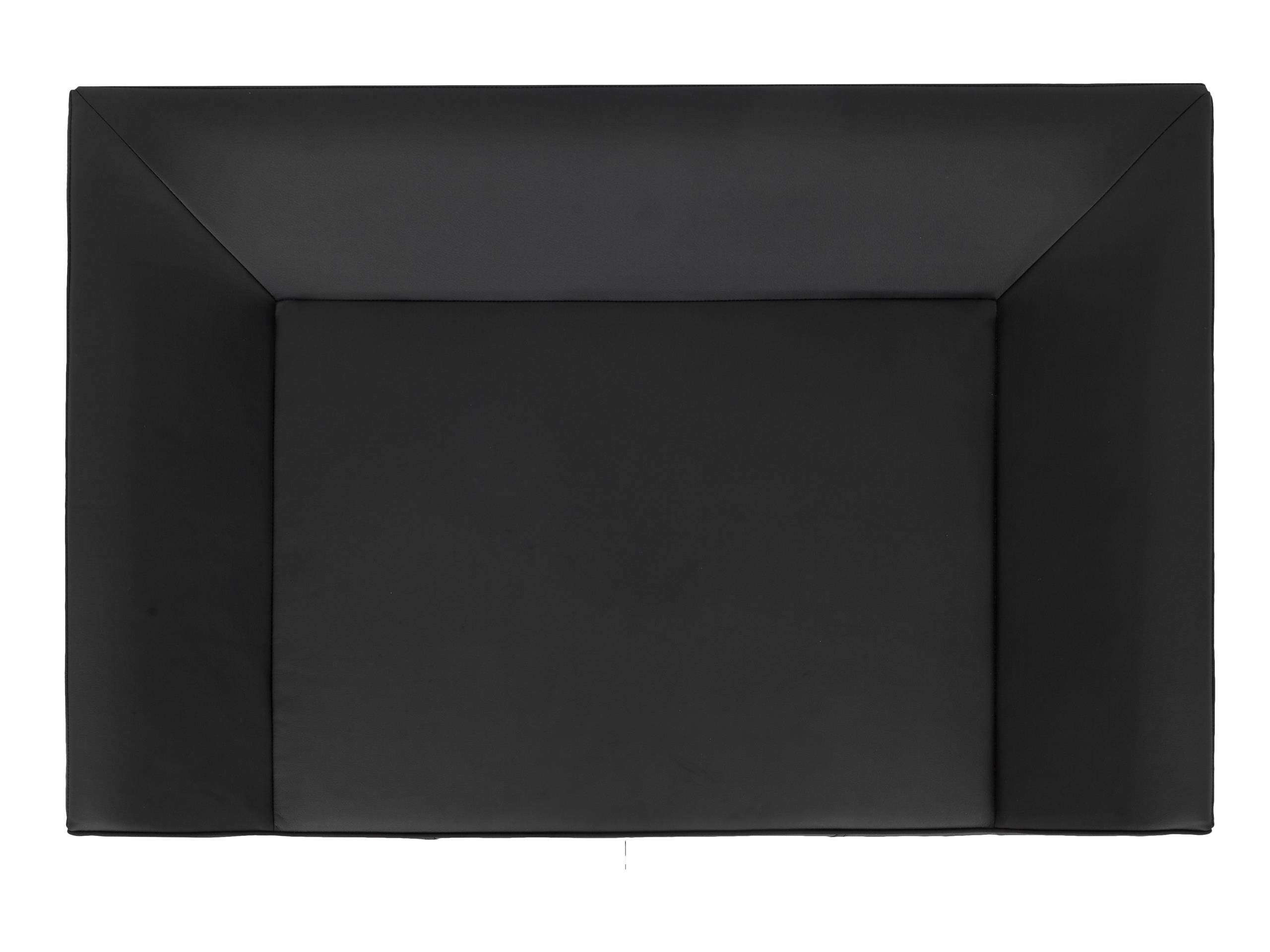 Legowisko dla psa, kota, legowisko dla zwierząt domowych, legowisko dla psa, poduszka dla psa, materac dla zwierząt, sofa dla psa, materac, kolor czarny, ekologiczny, rozmiar L, 80 x 55 cm