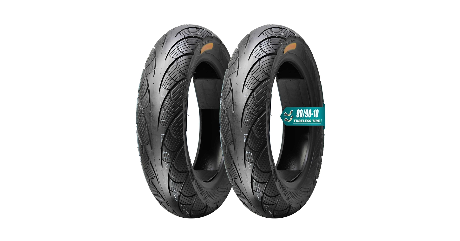Amazon | 90/90-10 タイヤ 2本セット 50J TL ハイグリップ