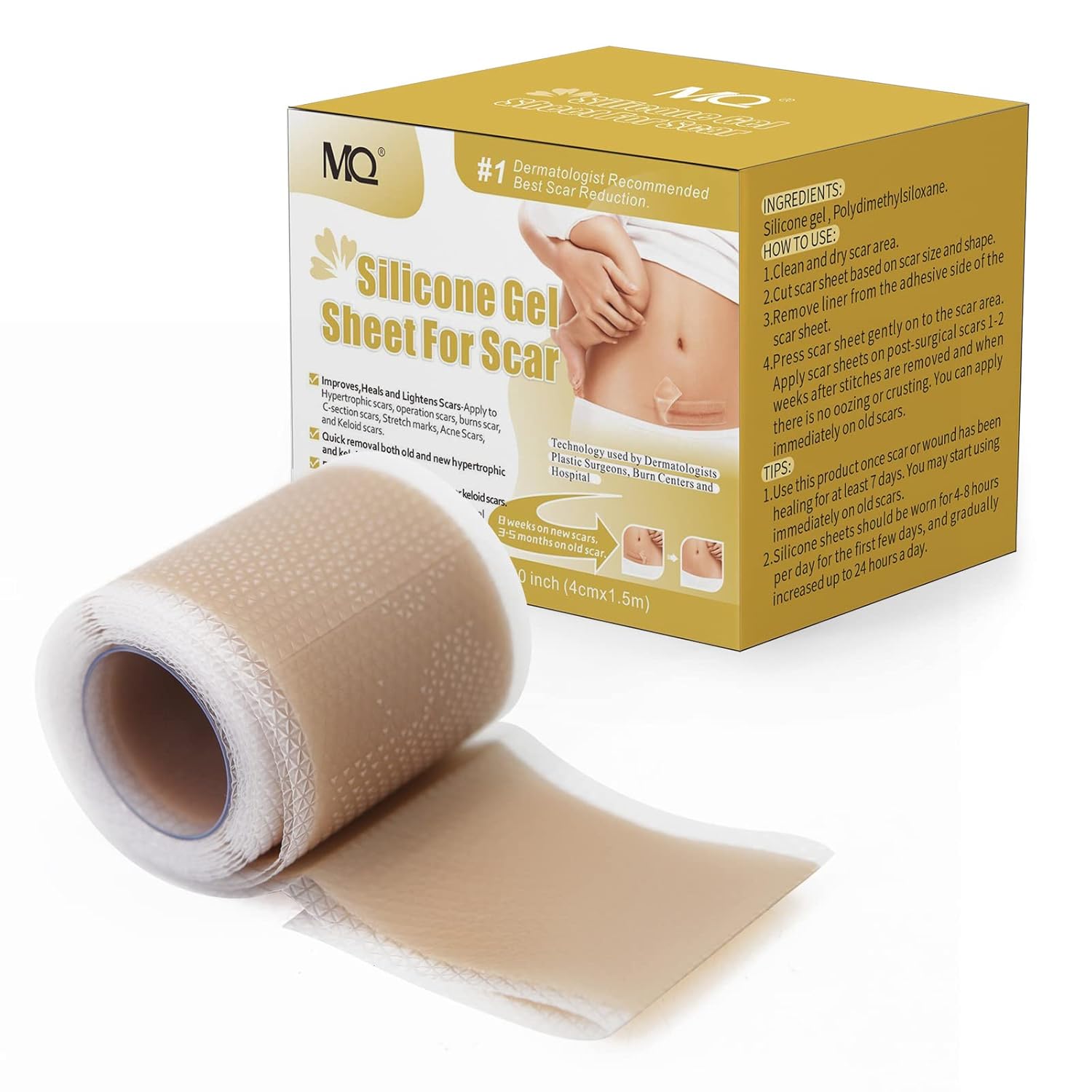 MQ Silicone Scar Sheets Roll