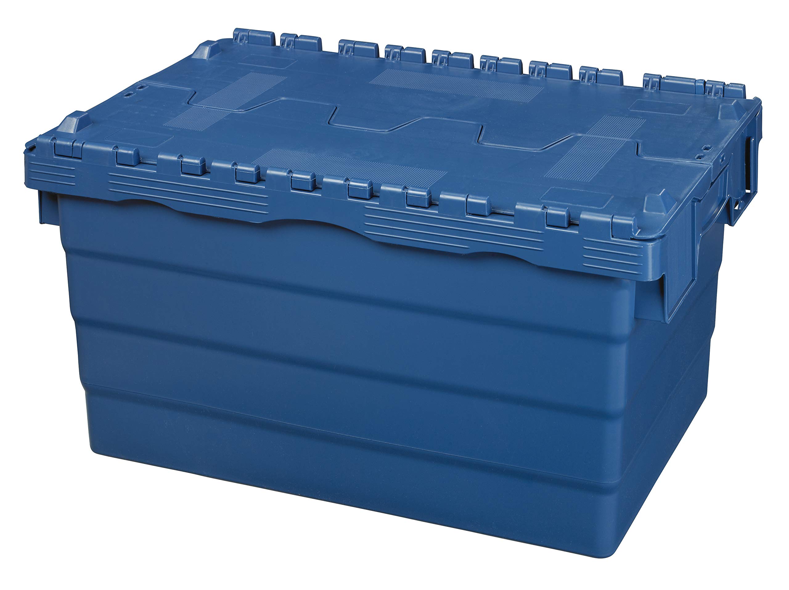 Logiplast 4 Stück Lagerboxen mit Deckel 45 Ltr., 60 Ltr., 68 Ltr., 78 Ltr. Volumen in Blau