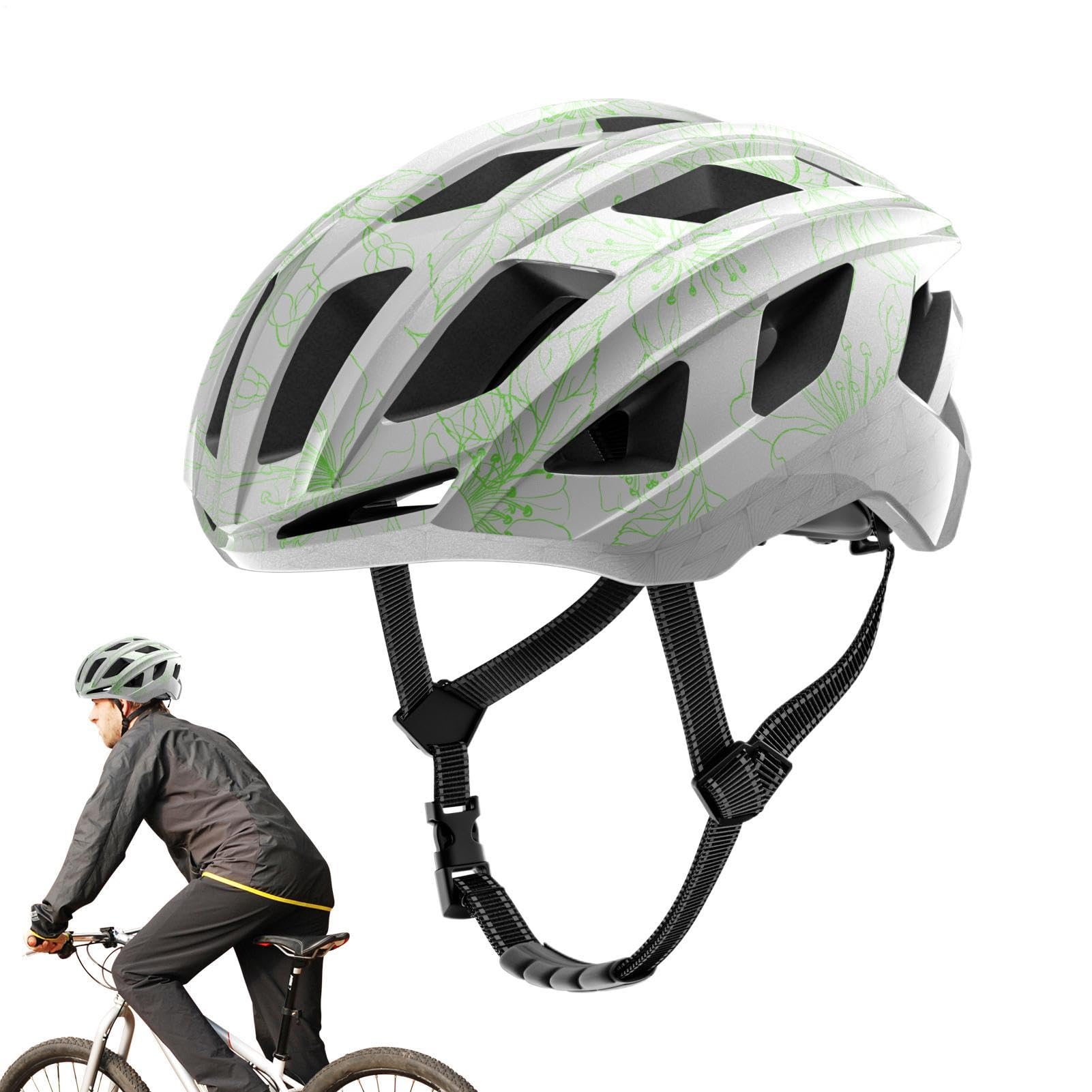 Kask rowerowy dla dorosłych z regulowaną ochroną czaszki, oddychający,
