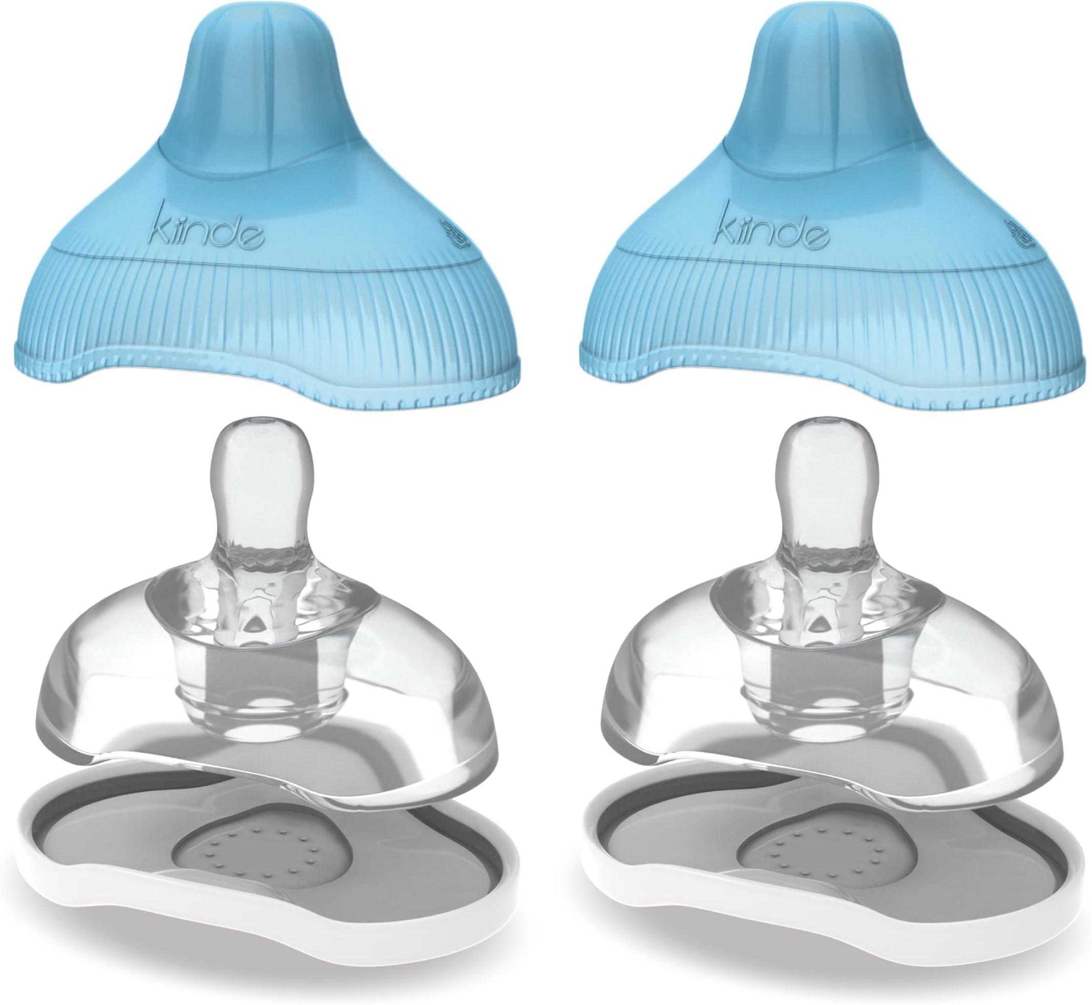 Kiinde Twist Active Latch Nipples for Breast Milk or Formula Feeding - Medium Flow (2 Pack)