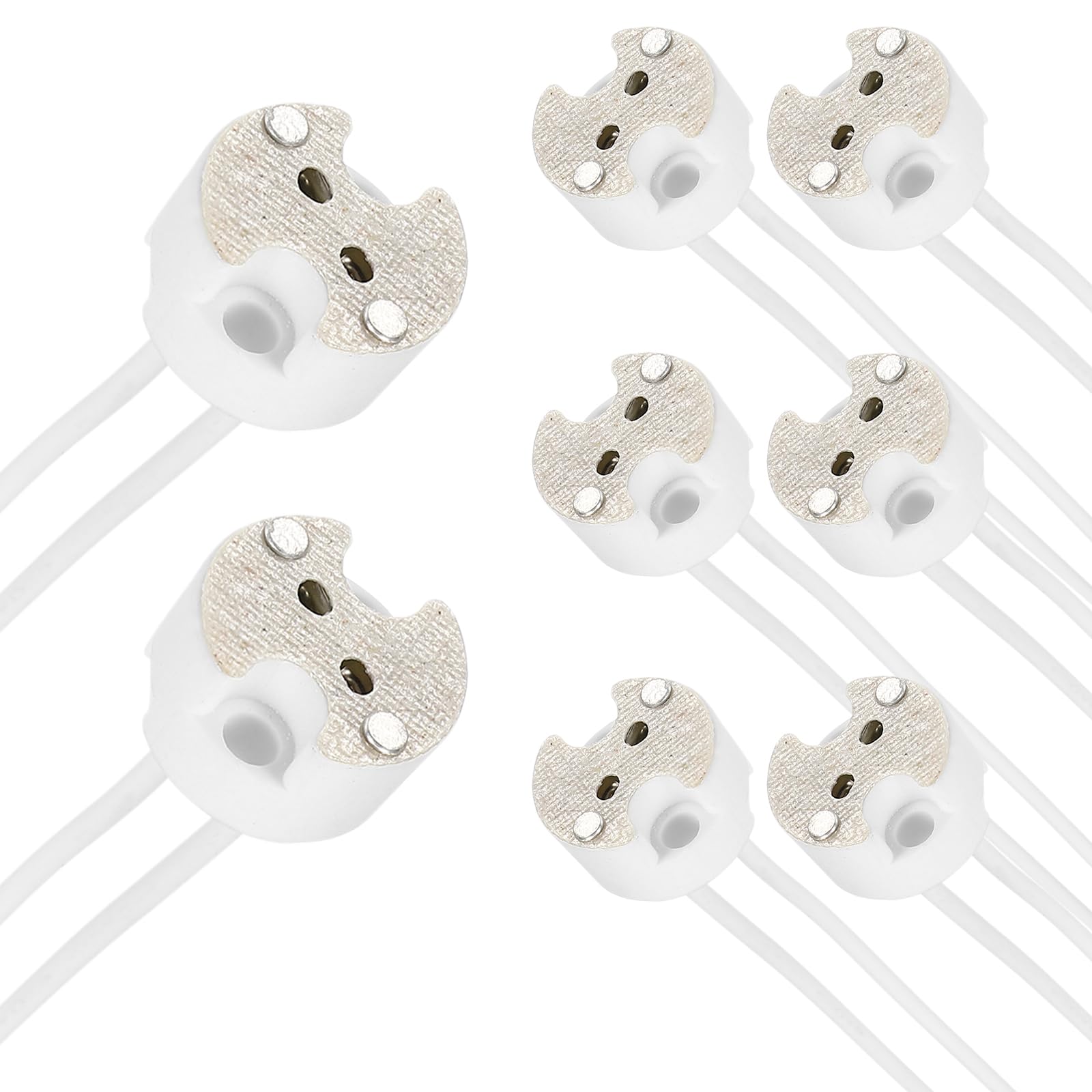 VIAPUICE G4 Bulb Socket for MR16/GU5.3/MR11, 250V 6Inch 8Pcs