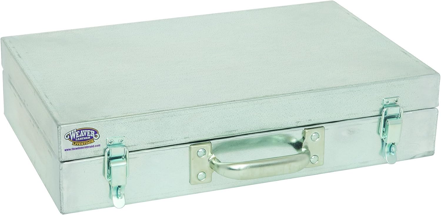 Weaver Leather Galvanized Clipper Box, Galvanized Steel