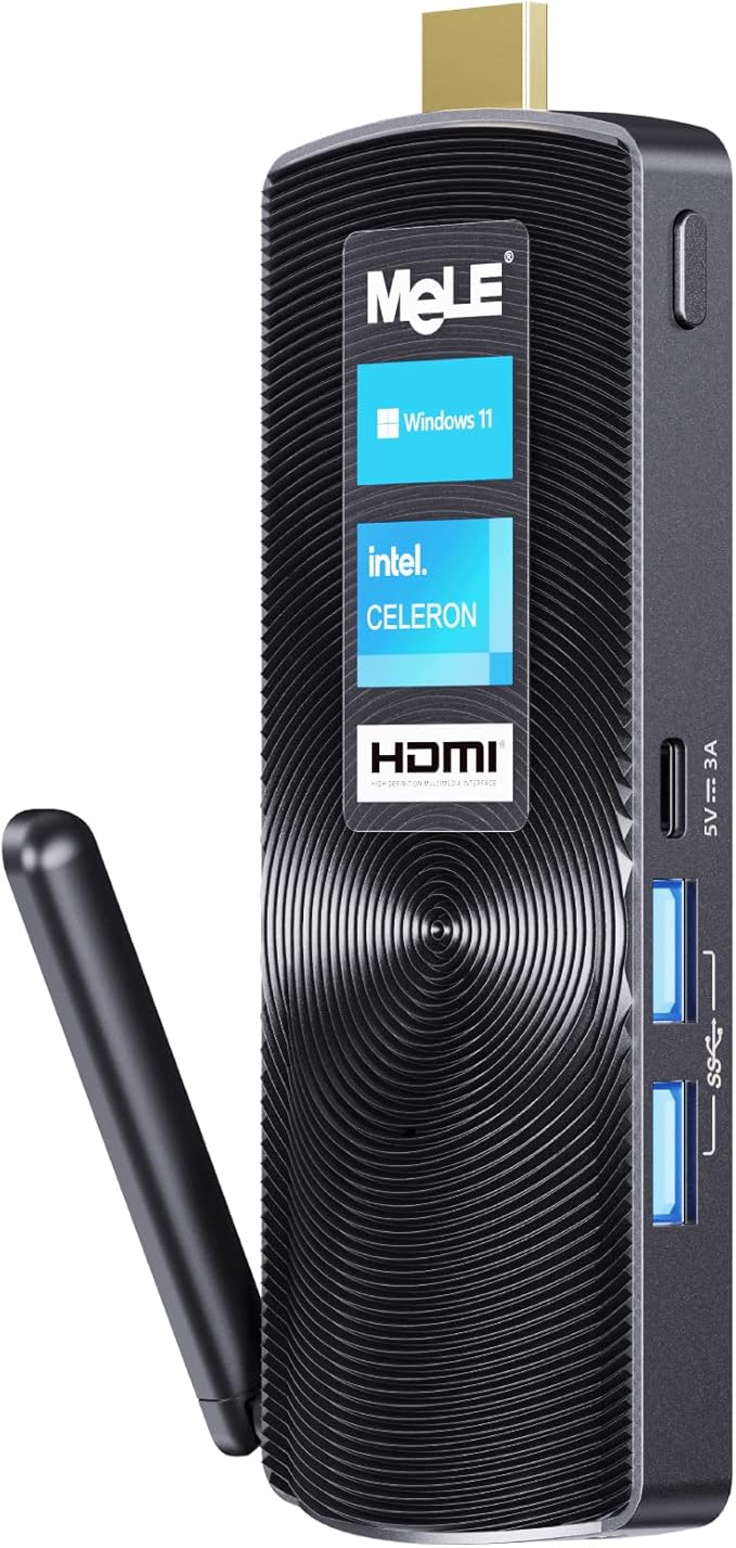 MeLE PCG02 Fanless Mini PC Stick Desktop Computer Windows