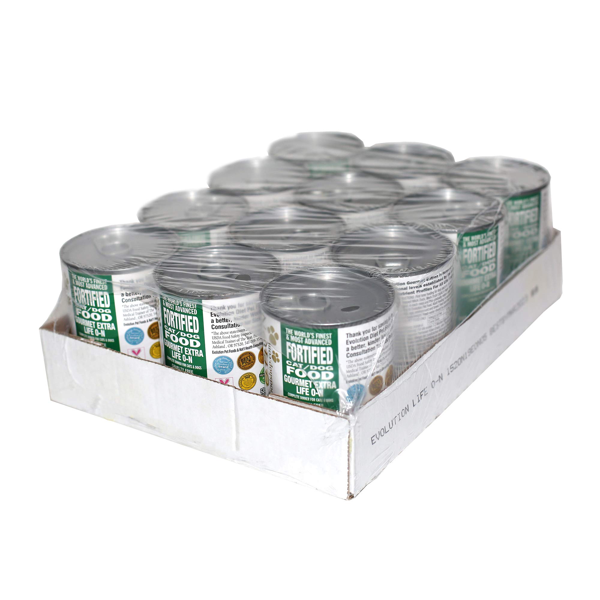 "Extra Life Organic (12 Cans) Proven Best Health - Longest Life Expectancy Non - GMO Dog Food