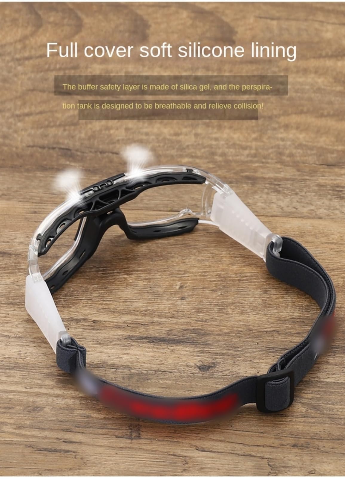 Gafas deportivas, gafas de baloncesto antiempañamiento, para entrenamiento de fútbol, raquetball, entrenamiento, gafas de seguridad para adultos y jóvenes