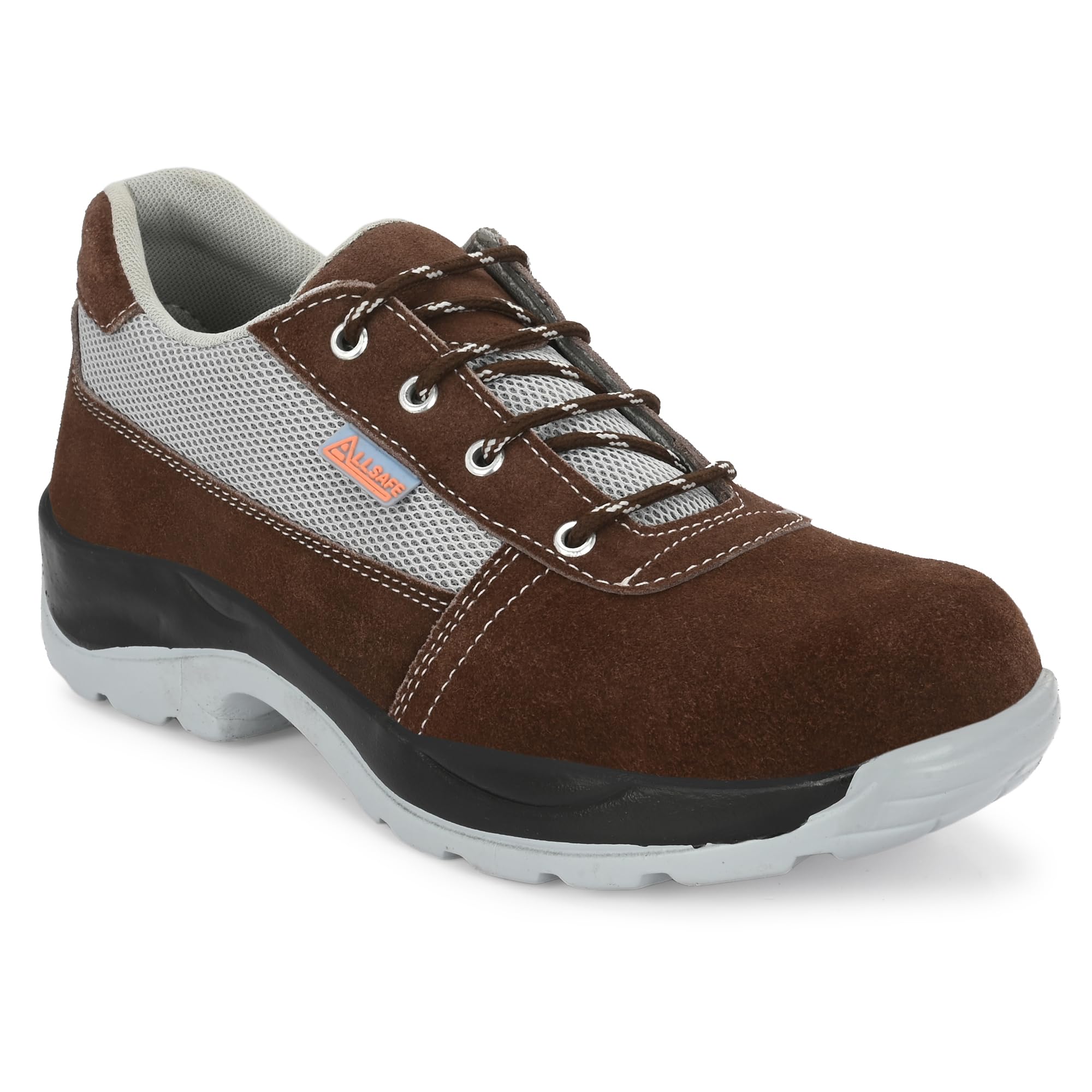 ALLSAFE Industrial Safety Shoes Comfortable/Lightweight/Steel Toe/Unisex Sports Look Safety Shoes for Men Brown (B0CLY2DKXN) Amazon Price History, Amazon Price Tracker