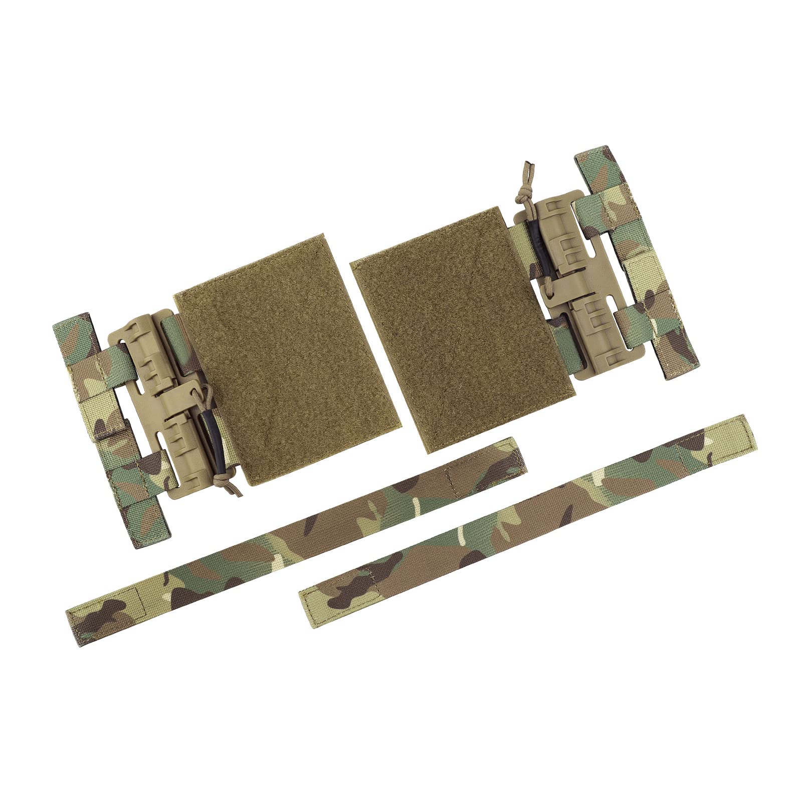 Molle Vest Quick Release Buckle Set, Quick Disconnect Cummerbund Adapters for JPC CPC NCP XPC 420 Vest