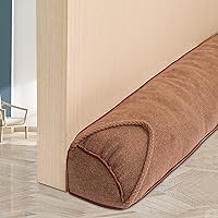 Vista 1 de Tope triangular para debajo de la puerta de 32 pulgadas, bloqueador de corrientes de aire con peso, sello inferior, protector de ruido y aire