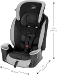 Evenflo Maestro Sport Harness Booster Car Seat (Granite)
