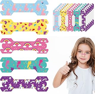 30 Pack Small Size Kids Nasal Strips 1.73 * 0.55'' Kids Nose Strips Kids Breathing Strips Snoring Strips Breathing Nasal Strip for Snoring Nose Tape Sleeping Nasal Strips