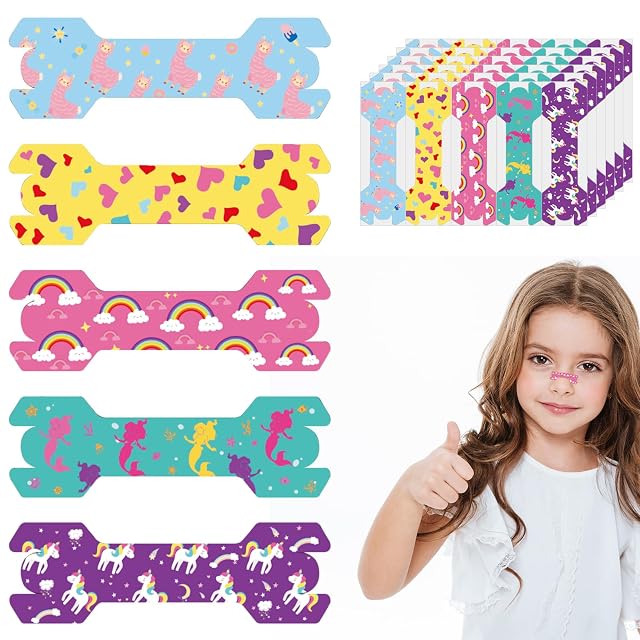 Stranthother 30 Pack Small Size Kids Nasal Strips 1 73 0 55 Kids Nose Strips Kids Breathing Strips