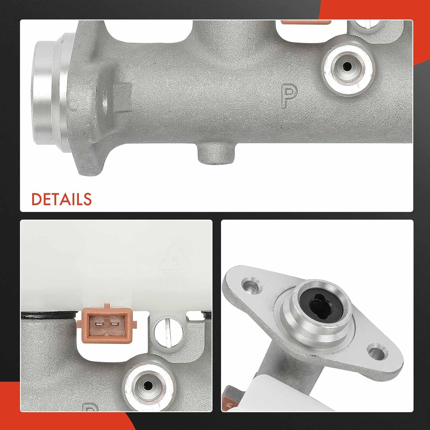 A-Premium Brake Master Cylinder with Reservoir and Cap Compatible with Hyundai Vehicles - For Tiburon 2003 2004 2005 2006 2007 - Replaces 585102C500