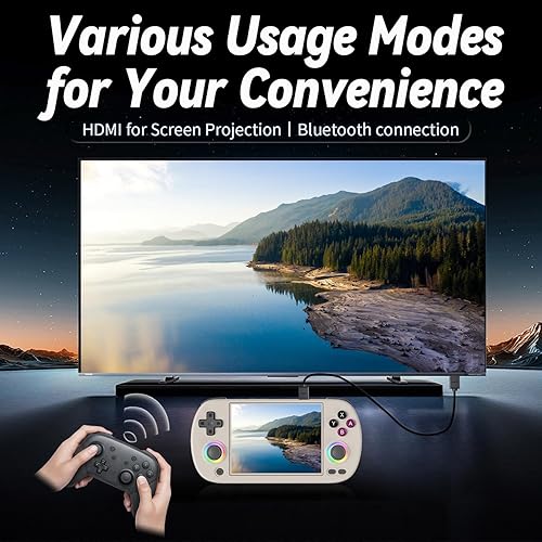 Miniatura 7 de RG40XX H Retro Handheld Game Consoles RG40XXH Retro Gaming Console 64 TF Card Preloaded Games 5000+ Portable Gaming Console Linux 64-bit System