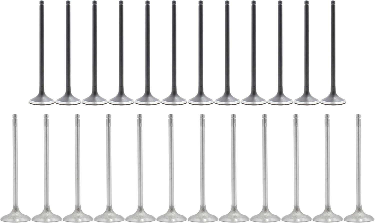 DNJ VK24245 Exhaust Intake Valve Kit for 1997 to 2002 Acura, Honda V6 3.0L, 3.2L, 3.5L SOHC 24V EV245 X12 IV245A X12