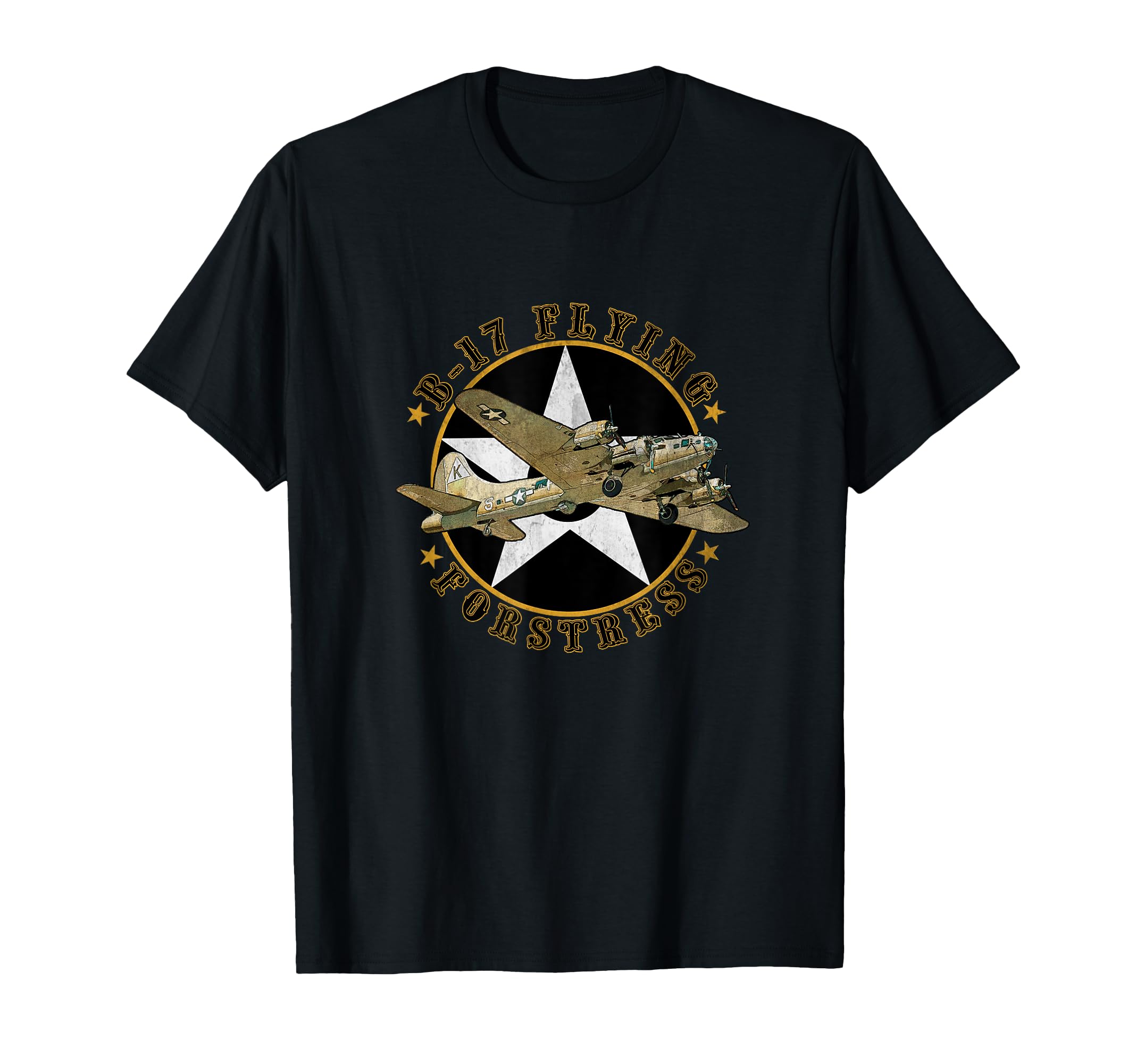 B-17 Flying Fortress WW2 B 17 Vintage Military Aircraft Papa T-Shirt