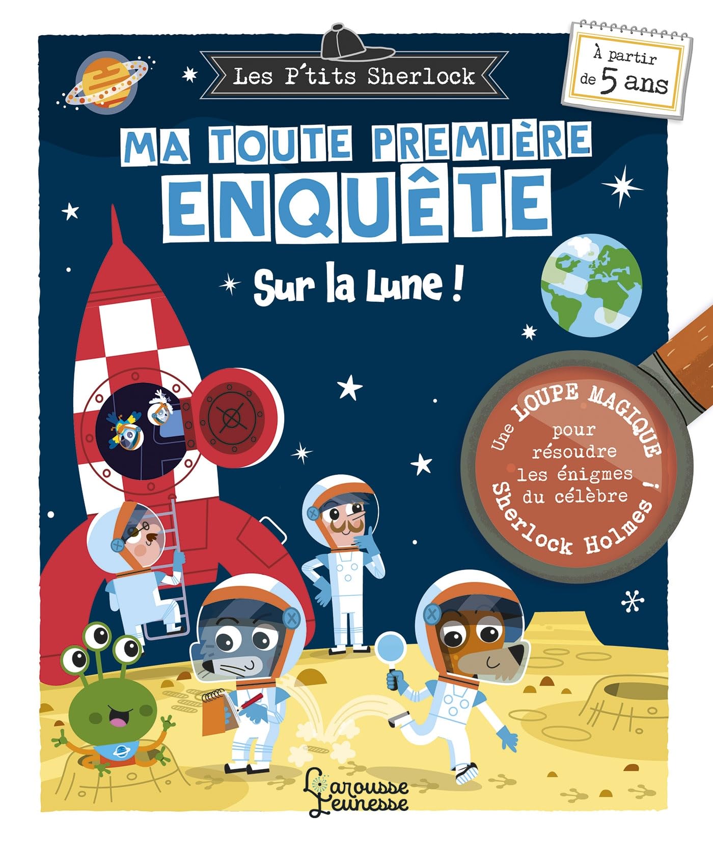Ma toute première enquête - Sur la Lune: Avec une loupe magique pour résoudre les énigmes du célèbre Sherlock Holmes !
