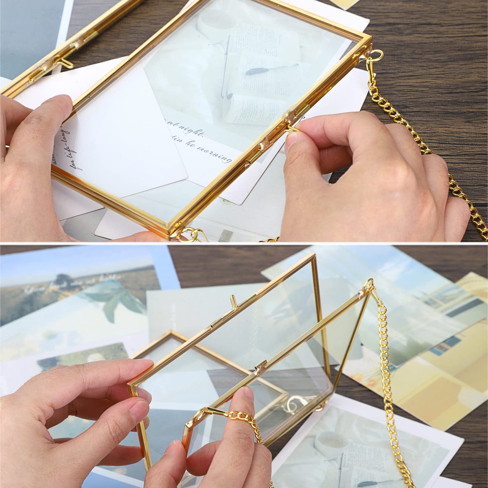 Amazon.co.jp: JUXYES コラージュ写真フレーム 2個セット 4x6インチ