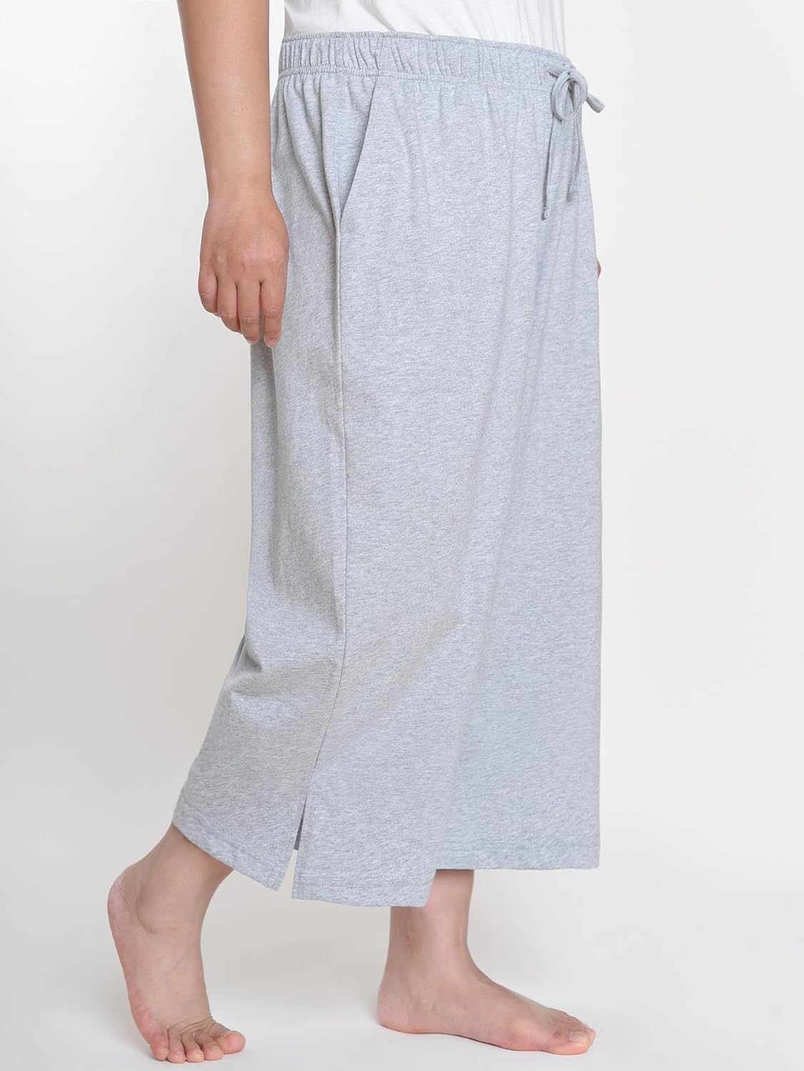 Latuza Women's Plus Size Capri Pajama Pants Soft Cotton PJ Bottoms - Image 2