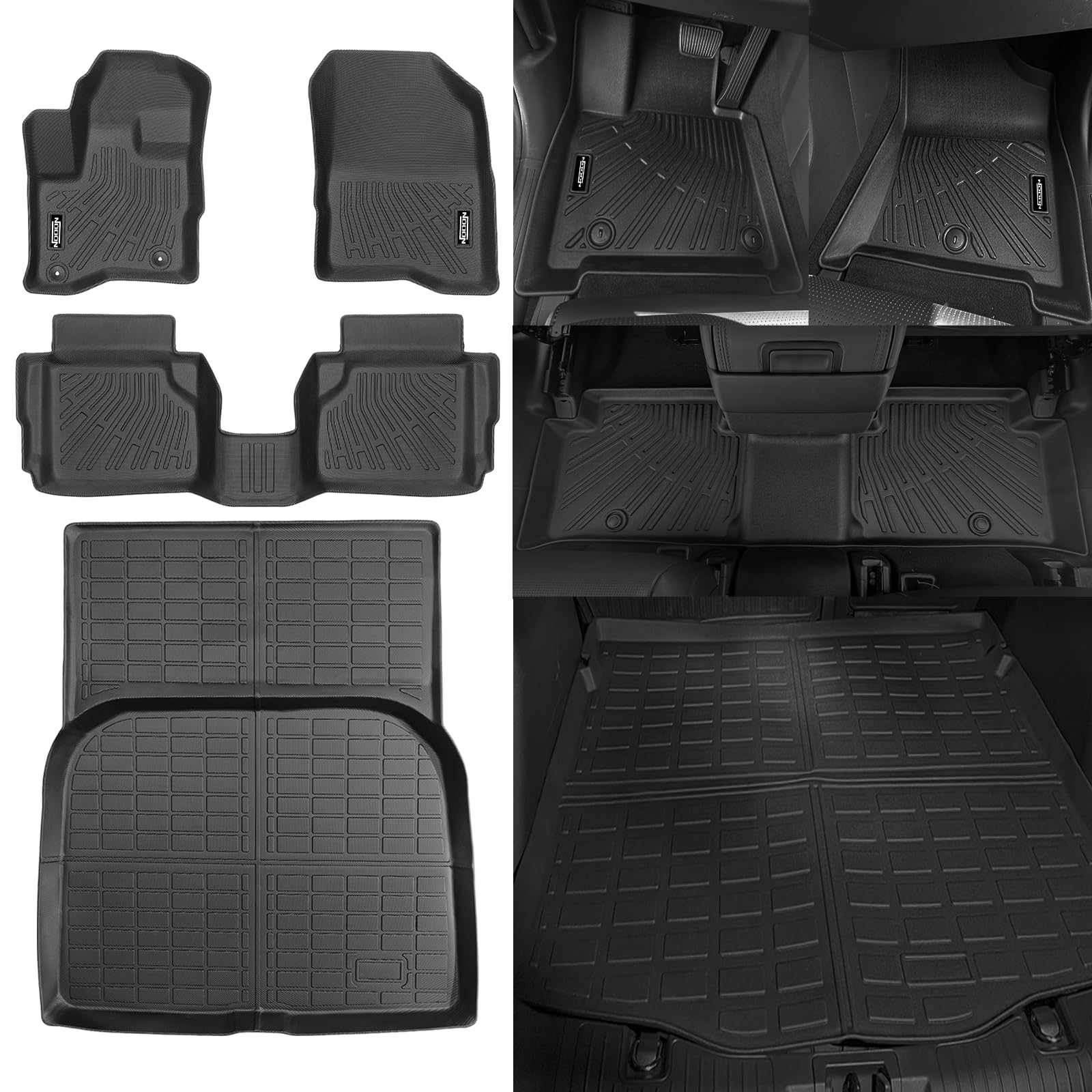 All Weather Floor Mats for Lincoln MKS 2009-2016 Floor Mats Trunk Mat for Lincoln MKS All Season Guard